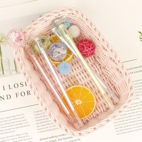 36 pcs/lot Kawaii Hamster Pendant Gel Pen Cute 0.5mm black Ink Signature Pens Promotional Gift Stationery Office School Supplies