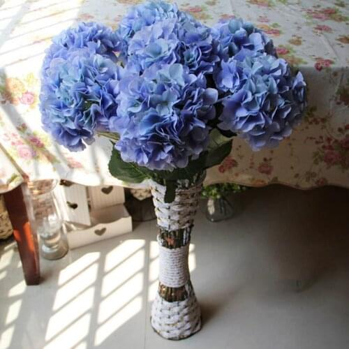 Artificial Flowers Decorative Hydrangea Silk Flowers Table Centerpieces Living Room Bedroom Decor