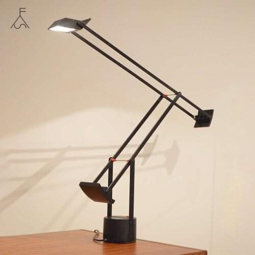 Italian Designer Classic Archimedes Tizio Flip Table Lamp Modern Minimalist LED Bedside Lamp Study E27 Desktop Decorative Lamp