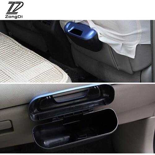 ZD 1Pc Car trash can Side door storage box for Lada Toyota Corolla c-hr Avensis RAV4 Auris Honda Civic Accord Fit CRV 2017