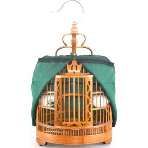 Handmade Small Canary birdcage Bird house box Home Decoration Hanging ornament Feeding birds nest hoose outdoor