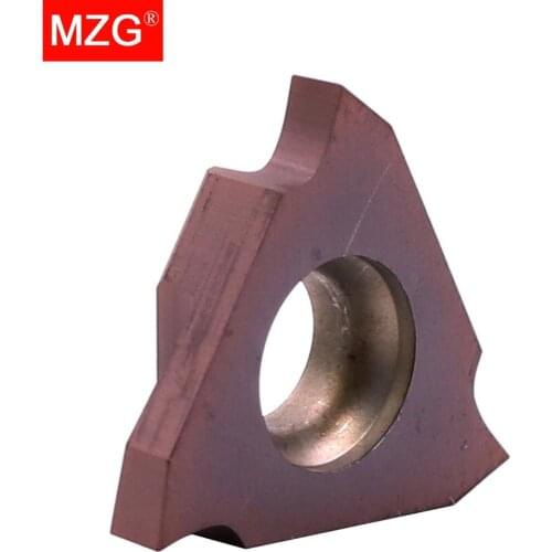 MZG Triangle TGF32L050 TGF32L075 ZM856 Stainless Steel Shallow Grooving Cutter CNC Lathe Cutting Tools Solid Carbide Inserts