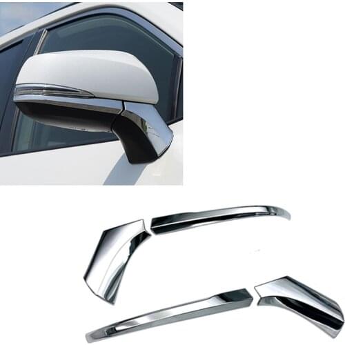 For Toyota Sienna 2021 2022 Rearview Side Mirror Cover Trim Sticker ABS Chromium Trim Car Accessories