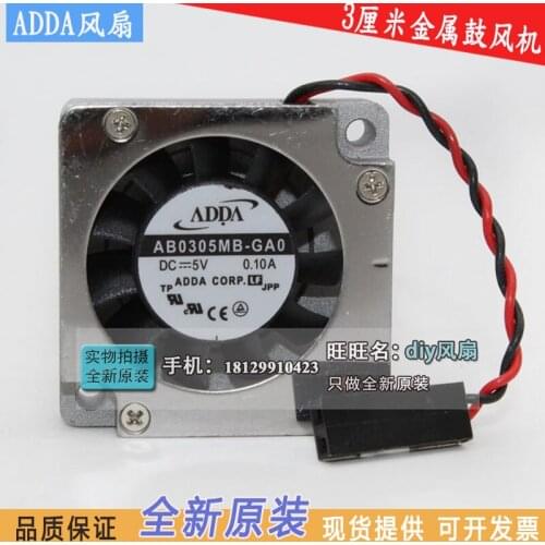 NEW ADDA AB0305MB-GA0 3010 turbine Blower 5V 0.1A 3CM cooling fan