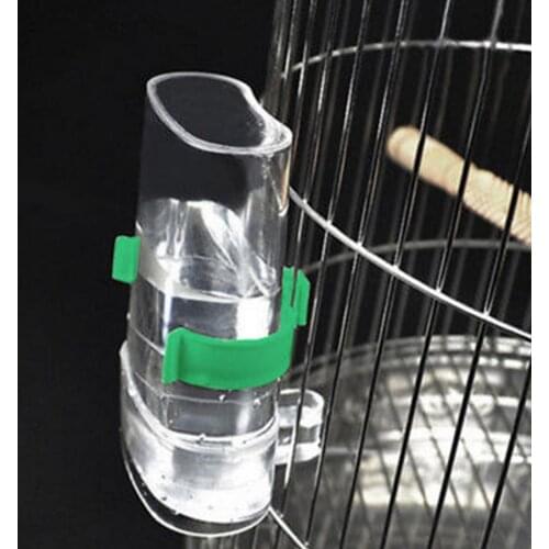 Pet Bird Automatic Cage Seed Water Food Feeder Parrot Cockatiel Canary Bird Water Dispenser Food Feeder Drinker