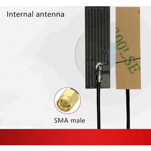 SMA male connector 4G 3G 2G GSM GPRS full frequency internal antenna for ME906S-158 LE910 V2 LE910-EU EC21 EC25-AU 5-50cm cable
