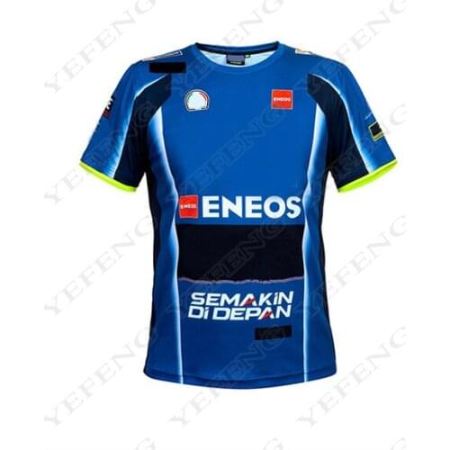 Blue Motorcycle Mens Quick dry Moto GP Racing For Yamaha Team Shirt Motocross ATV Motobike T shirt