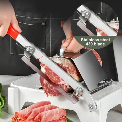 Vegetable Cutting Machine Household Manual Meat Slicer Frozen Food Slicer Beef Meat Cutting Machine Kitchen Slicing Artifact