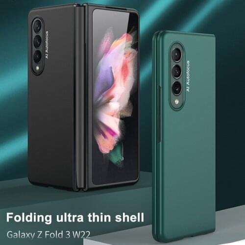 Ultra-thin Full Coverage Case For Samsung Galaxy Z Fold 3 Protector Cover For Galaxy Z Fold 3 Mobile Phone Shockproof Cases