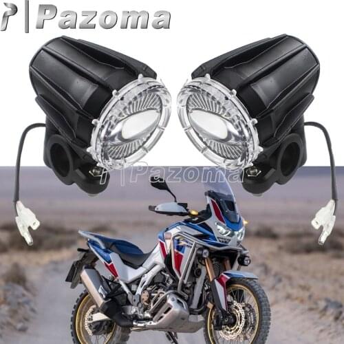 Universal Adjustable Front Projector Light LED Auxiliary Fog Lamp Tour ADV Spotlight 25mm 1" Bar Mount for Honda Africa R1200GS