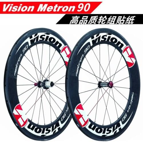 Vision 90 wheel sticker triathlon road car dead fly carbon knife ring wheel sticker waterproof custom