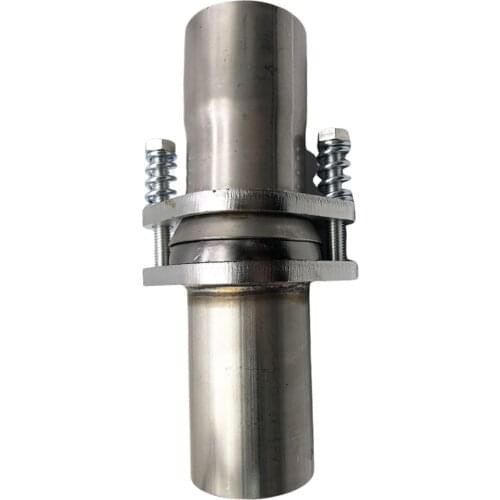 1pc 3" OD Universal Quick Fix Exhaust Triangle Flange Repair Pipe Kit