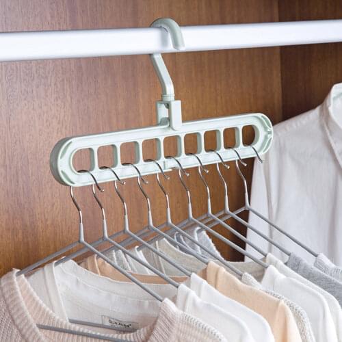 1pcs Non-Slip Plastic Clothes Hanger Storage Rack Holder Wardrobe Closet Organizer Clothing Space Saving Hanging Hooks