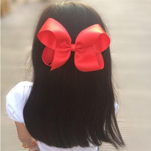 1pcs Newly Design Hair Clip Baby Girls Polyester Solid Headwear Baby Girl Hairband Big Bow Hairpins Baby Hair Accessories TS16