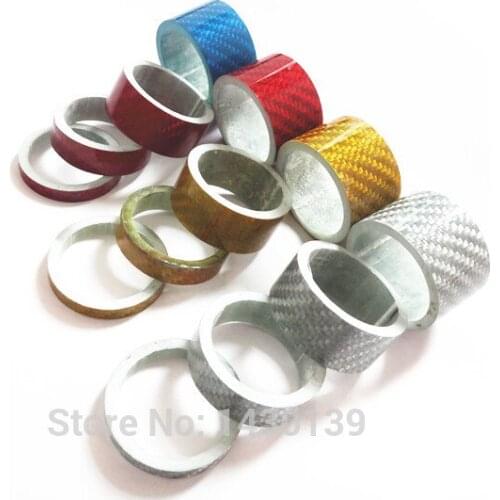 10pcs Newest 20mm bicycle glass fiber headset washer bike headset fiberglass washer stem spacers MTB parts 4 colors Free ship