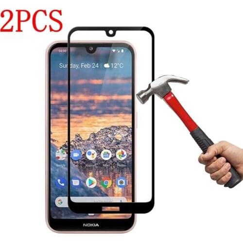 2PCS Full Cover Tempered Glass For Nokia 3.2 TA-1154 TA-1156 TA-1159 TA-1164 Screen Protector protective film For Nokia 3.2