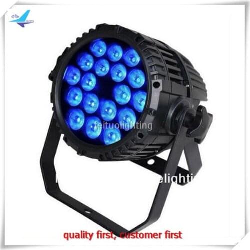 4 with case/lot) outdoor building decoration lights 18*10W rgbw 4in1 led par can stage dj light
