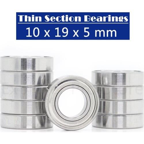 6800ZZ Bearing ABEC-5 (10PCS) 10*19*5 mm Metric Thin Section 6800Z Ball Bearings 6800 ZZ 61800