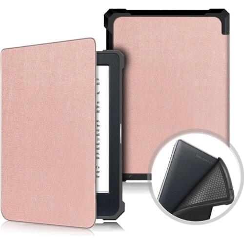 Case for New Kobo Nia 6'' Cover inch Soft TPU Leather Ereader Smart Cover Case for Kobo Nia Case E Reader Hoesje Auto Wake