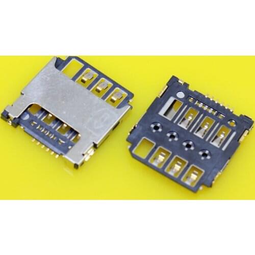 Cltgxdd KA-162 Sim Card Reader holder socket slot Connector for samsung Galaxy s4 mini i9195 i9190 i9198 s7568i S5310 S5312