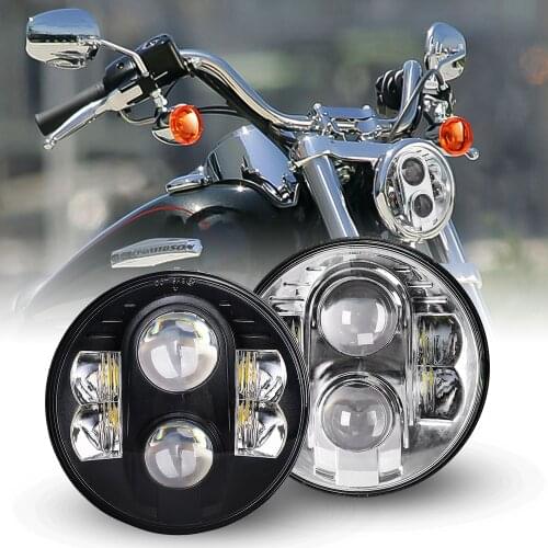 5.75 inch Modified LED Headlight DRL High Low Beam For Harley FXCW/C, FXS, FXSB, FXSBSE, FXST, FXSTB, FXSTC FXSTD 5 3/4"Headlamp