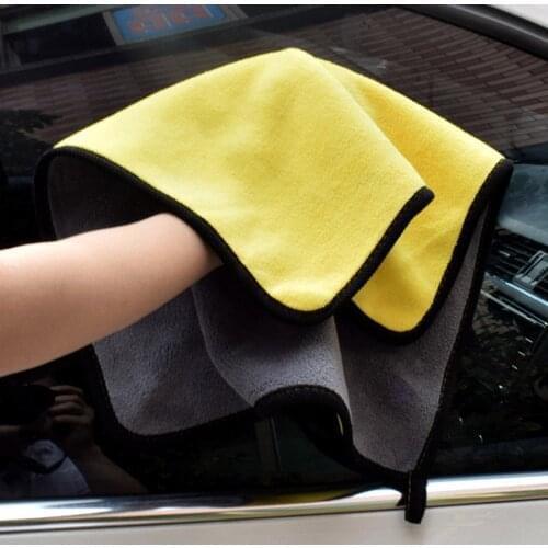 Coral velvet Soft Absorbent Wash Cloth Car Auto Care Microfiber Cleaning Towels Oct23 Drop Ship