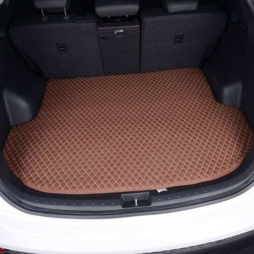 Leather Car trunk mat cargo carpet for Toyota Vios Yaris Camry Crown RAV4