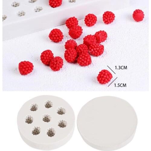 Raspberry Silicone Molds Wedding Cupcake Topper Fondant Cake Decorating Tools Soap Resin Clay Candy Chocolate Gumpaste Moulds