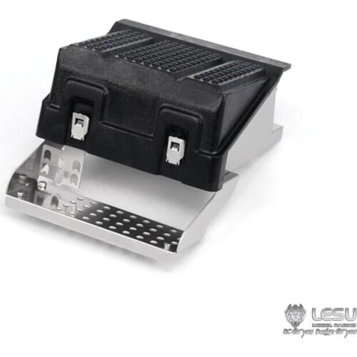 LESU Metal Battery Box for 1/14 TAMIYA RC Scania R470 R620 Tractor Truck Dumper Model DIY Car