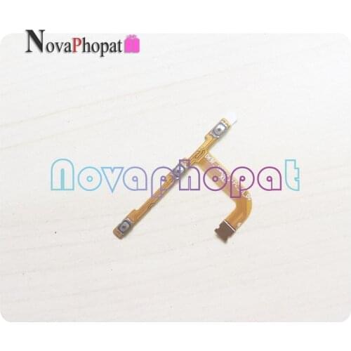 Novaphopat Power Switch on/off Volume up down Ribbon For Doogee Y6 max Power Button key FPC Flex Cable +track