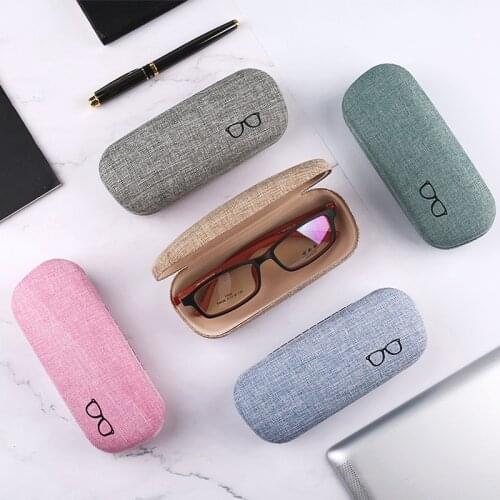 New Eyeglasses Hard Case For Glasses Women Optical Cases Eyewear Spectacles Box Holder Eye Glass Case
