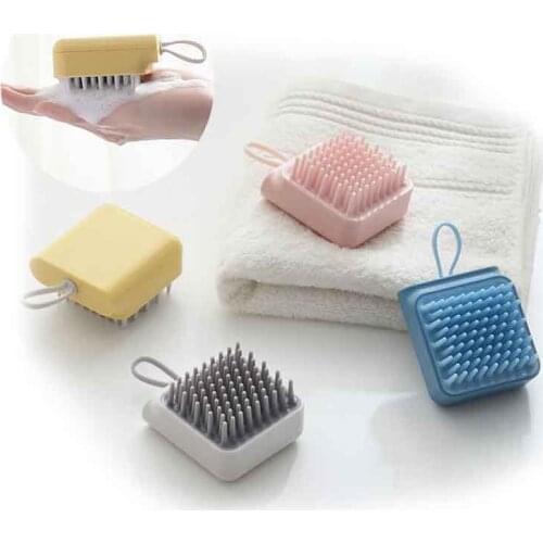 Pet Washer Dog Cat Massage Bath Brush Comb Cleaner Puppy Wash Tools Soft Gentle Silicone Bristles Quickly Cleaing Pet Products