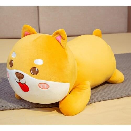 30cm-60cmCute Shiba Inu children soothing sleeping pillow doll animal plush toy birthday gift to kids sofa room decorations