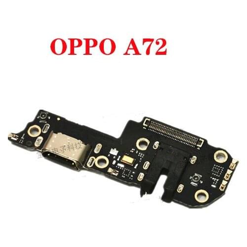 USB Port Charger Dock Plug Connector Charging Board FLex Cable For OPPO A72 Mic Microphone Board