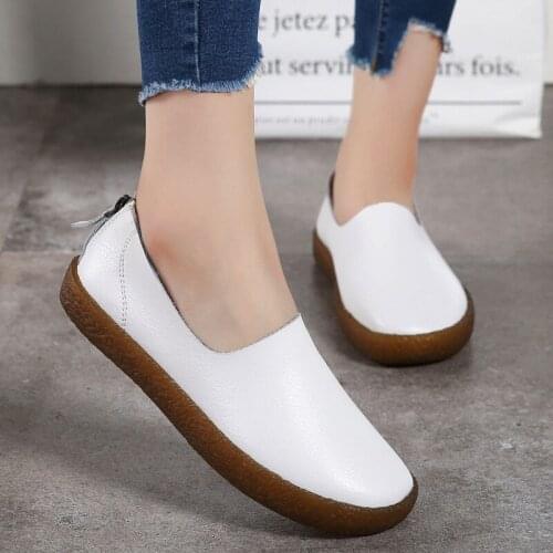 Women 2020 New Women Shallow mouth Female Breathable Slip On Flat Shoes Soft Bottom Women Flats Shoes