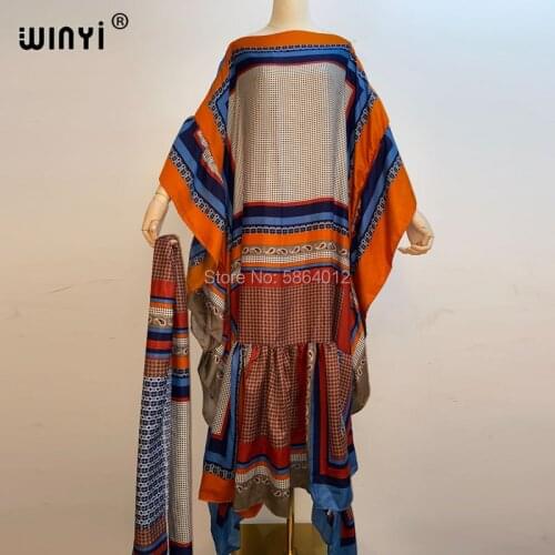 2021 muslim Autumn Runway Designer Elegant Pleated Dress Women Long Sleeve Splicing Stripe Print Female Midi Dress Vestdios