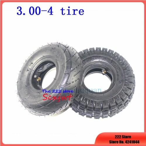 10'' tire 3.00-4 (10''x3'' 260x85 ) Electric Scooter tyre inner tube for electric kid gas scooter wheelChair ATV and Go Kart
