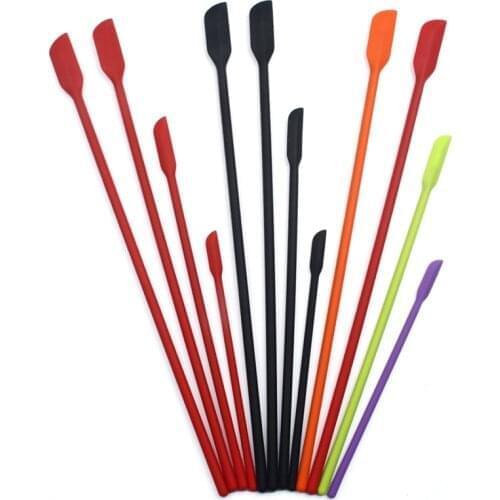 4PCS Silicone Spatula Mini Cake Cream Jam Scrapers Flexible Makeup Beauty Tools DIY Pastry Butter Accessories Kitchen Gadgets