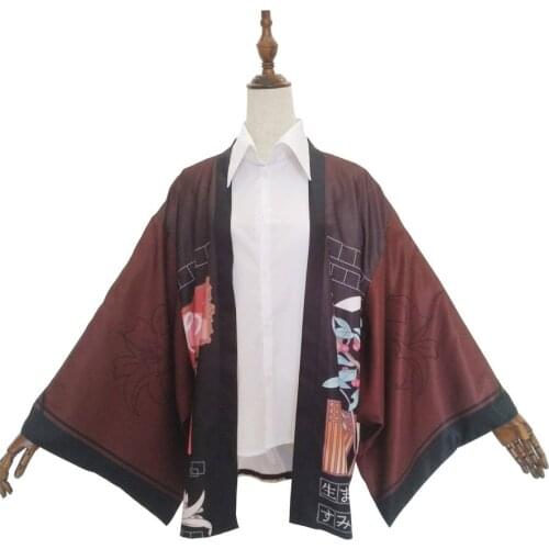 Anime Bungo Stray Dogs Dazai Osamu Nakahara Chuya haori Yuori cosplay costume coat halloween costumes for women men