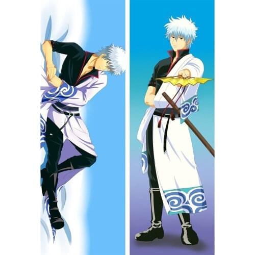Anime Dakimakura Gintama Sakata Gintoki Takasugi Shinsuke Hugging Body Pillow Case Home Bedding Pillow Cover