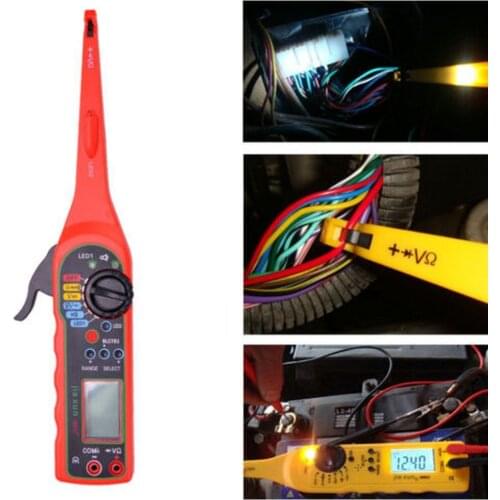 Automotive Cable Tracker Car Wires Digital Display Cable Wire Tracker Short & Open Circuit Finder Vehicle Repair Detector Tracer