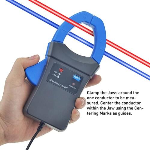 HoldPeak HP-605A Clamp Adapter 600A AC/DC Current Power LED 45mm Jaw caliber HoldPeak Digital Clamp Multimeter for Multimetro