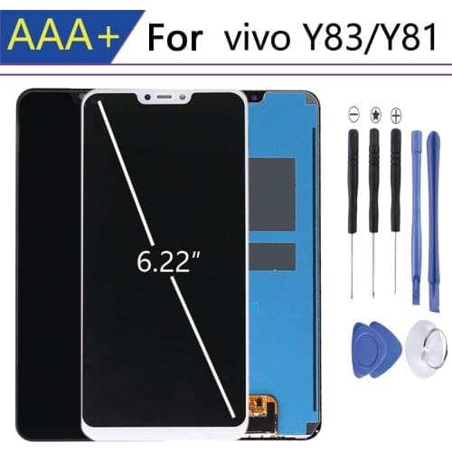 For 6.22" pantalla vivo y81 lcd Touch Screen Y83 display 10 táctil piezas y81s Digitizer Assembly Parts in Mobile Phone LCDs