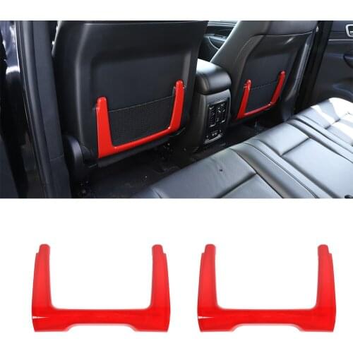 For Jeep Grand Cherokee 2011 2012 2013 2014 2015 2016 2017-2021 Car Rear Seat Net Pocket Decal Panle Car Interior Accessories