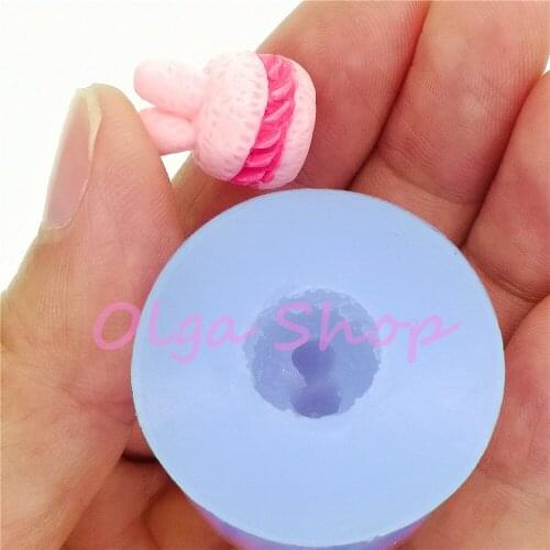 GYL666 16.2mm x 13.0mm Silicone Mold Fondant Cake Decoration Candy Resin Clay Earrings Necklace Craft Soap Candle FOOD SAFE