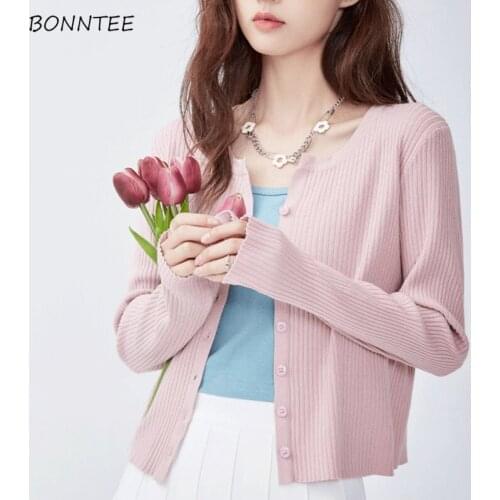 Jackets Women 5 Colors Solid V-Neck Single Breasted Long Sleeve Simple Daily Ladies Clothing All-match Outerwear Harajuku Ins