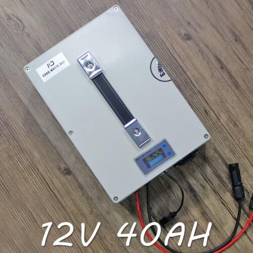 Lithium Iron Phosphate 12.8V 40AH LiFePo4 Battery Maintenance Free BMS for Auto Car Vehicle Battery Long Life Deep Cycle