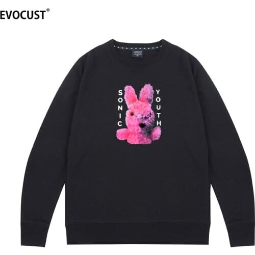 Sonic youth Dirty Bunny Sweatshirts Hoodies men women unisex Combed Cotton