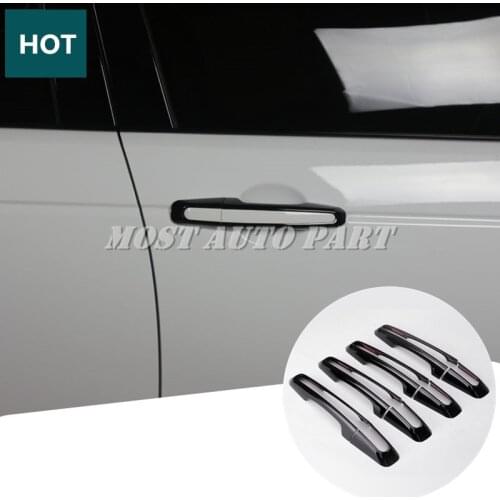 Exterior Car Door Handle Cover Trim 8pc For Land Rover Range Rover Sport 2014-2019 Black/Silver Car accesories interior Car Trim