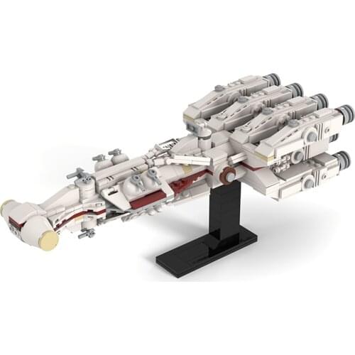 NEW Star Plan Tantive IV Rebel Blockade Runner Space Wars MOC-75244 Building Blocks Bricks Modfied 05046 36695 Toys Children